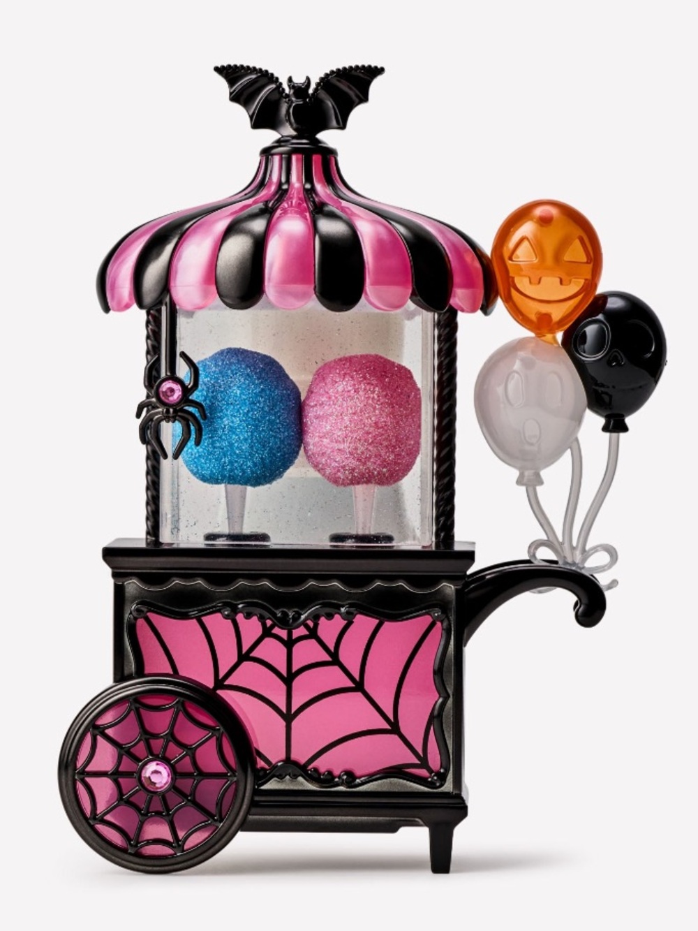 Bath & Body Works Wallflower Pink & Black Cotton Candy Cart Nightlight